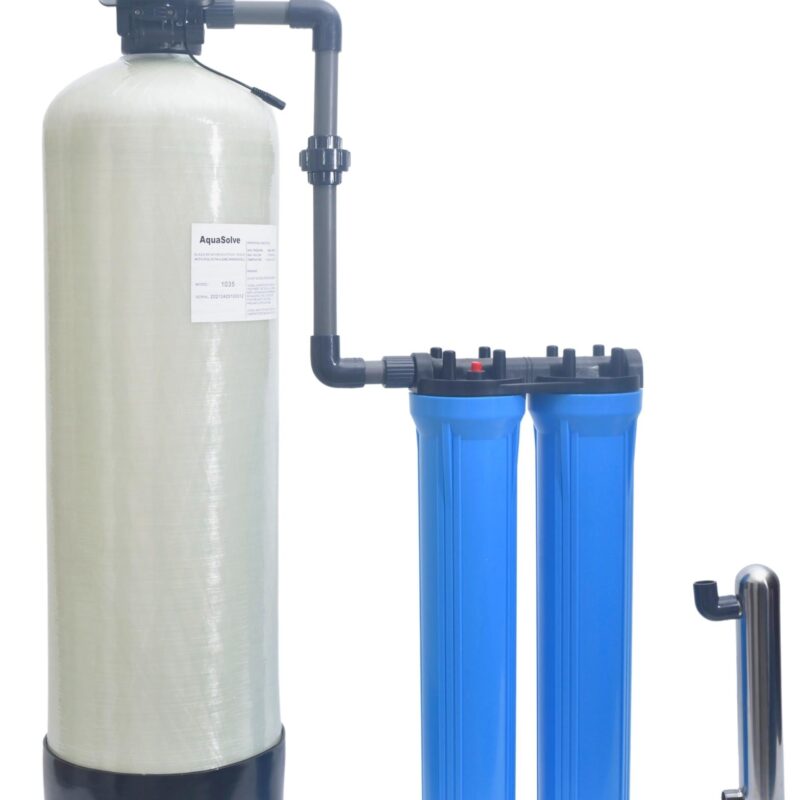 WH250- Aquasolve Automatic Whole-House Multimedia Filtration System with UV Sterilization