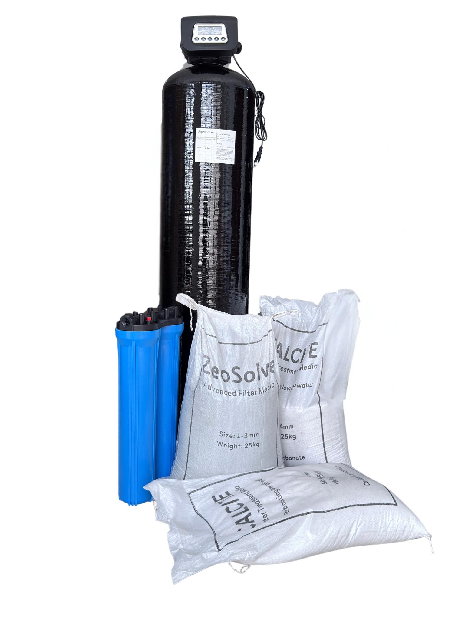 Auto calcite hardness removal