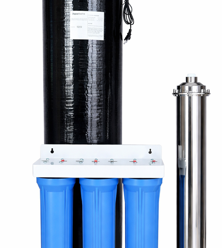 Automatic Whole-House Multimedia Filtration System with UF – Model WHM-Auto-UF1000