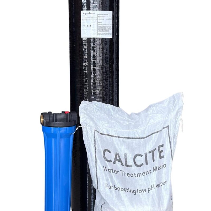 Calcite System with Pre-Filtration – Model WH-CALCITE-MAN-844-F (for pH below 5 and increament up to 9)