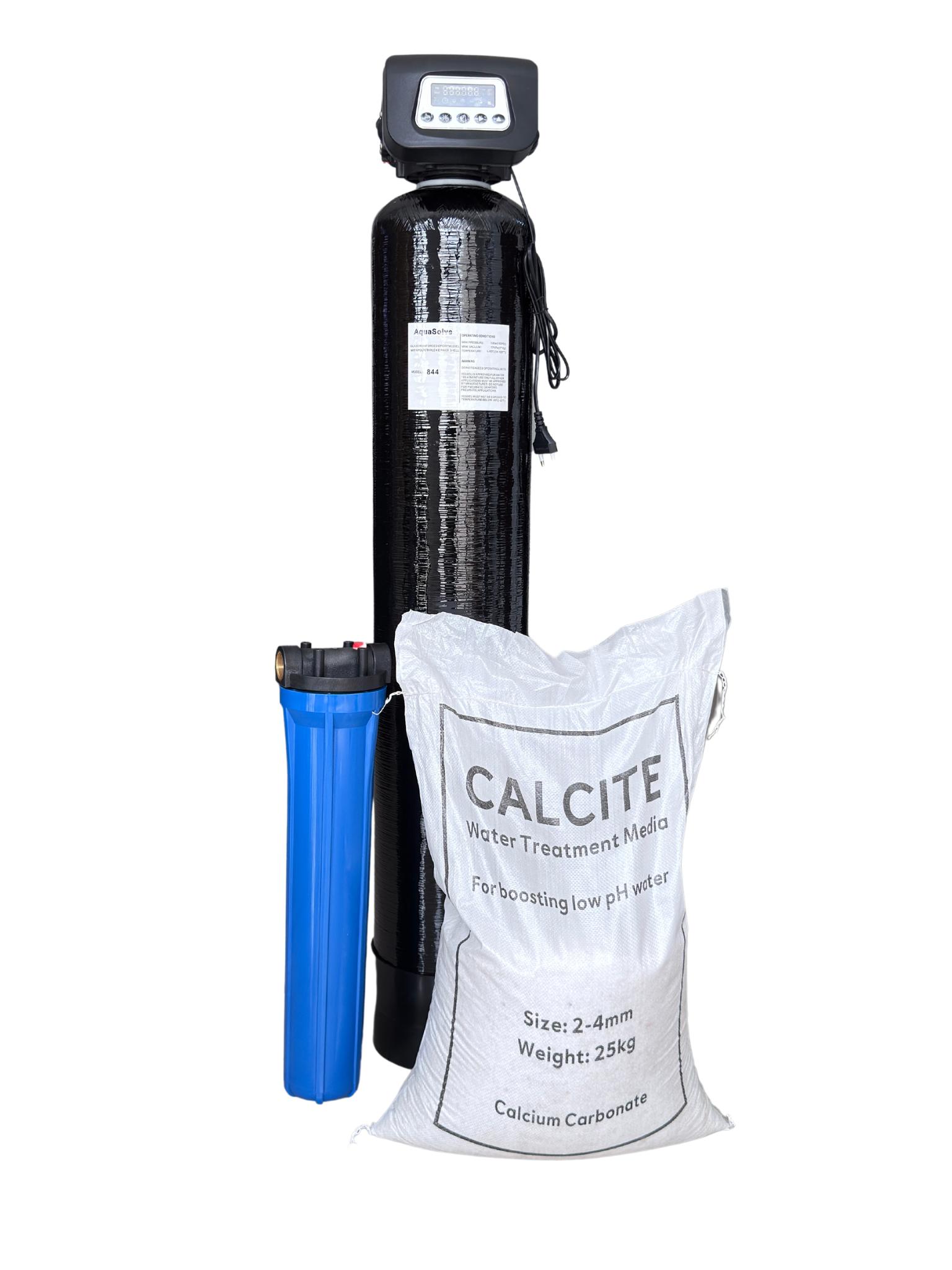 Automatic Calcite System – Model WH-CALCITE-Auto-844 (for pH below 5 and increase up to 9.5)