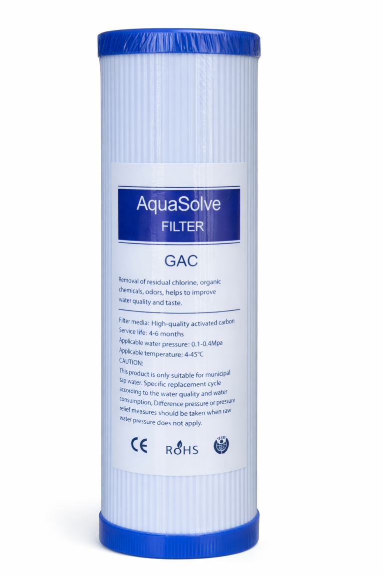 Gac Filetr 10″ Granular Activated Carbon (GAC) Filter Cartridge – Aquasolve Water ...