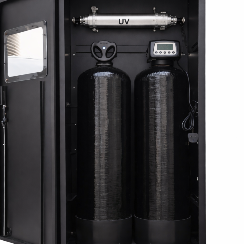 Enclosed Whole-House Water Filtration System (800 LPH)