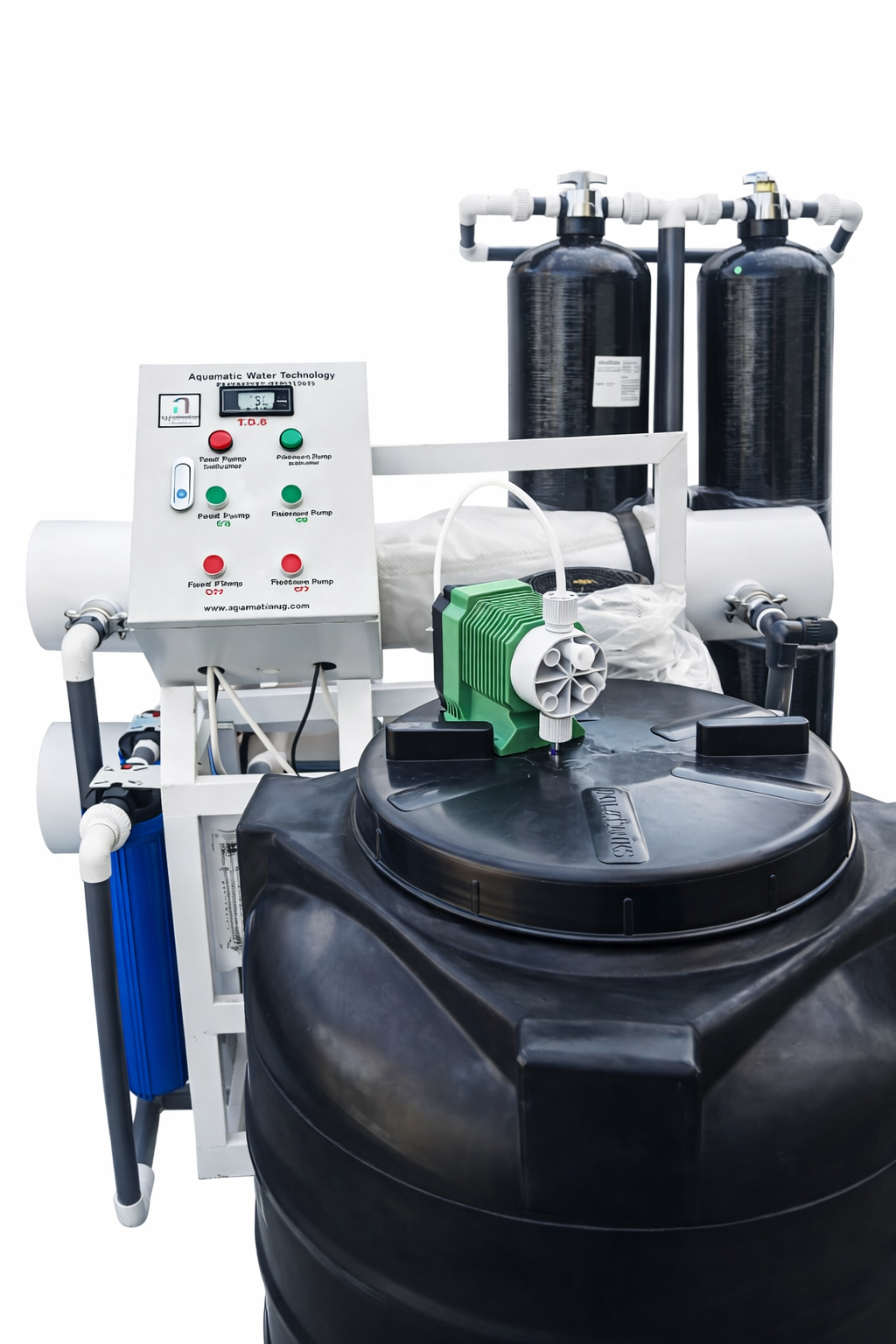 two tons reverse osmosis machine from aquasolve